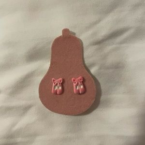 ballet slipper earrings